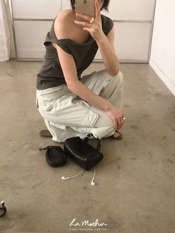 不規則手袖棉質上衣(闆娘清單)